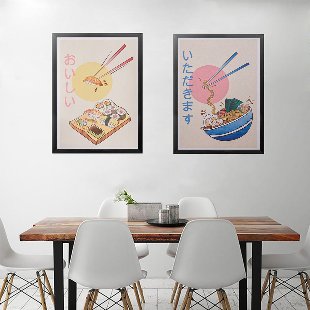 Japanese Lifestyle Home - 일본식 주방 음식 포스터 및 인쇄라면
