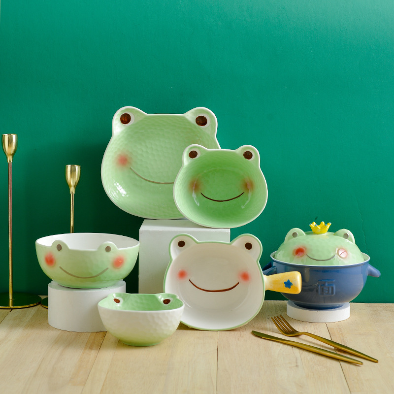 Japanese Lifestyle Goods - 일본 어린이 만화 세라믹 그릇과 접시