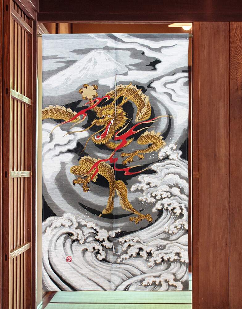 중국 전통 드래곤 플라잉 노렌 커튼, 구름 위 일본 스 - Noren Curtain Doorway 리뷰 및 가격