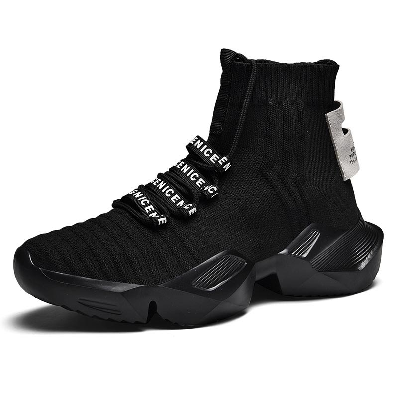 플러스 사이즈 하이 탑 대규모 스포츠 양말 부츠 남성  - Japanese Lifestyle Shoes 리뷰 및 가격