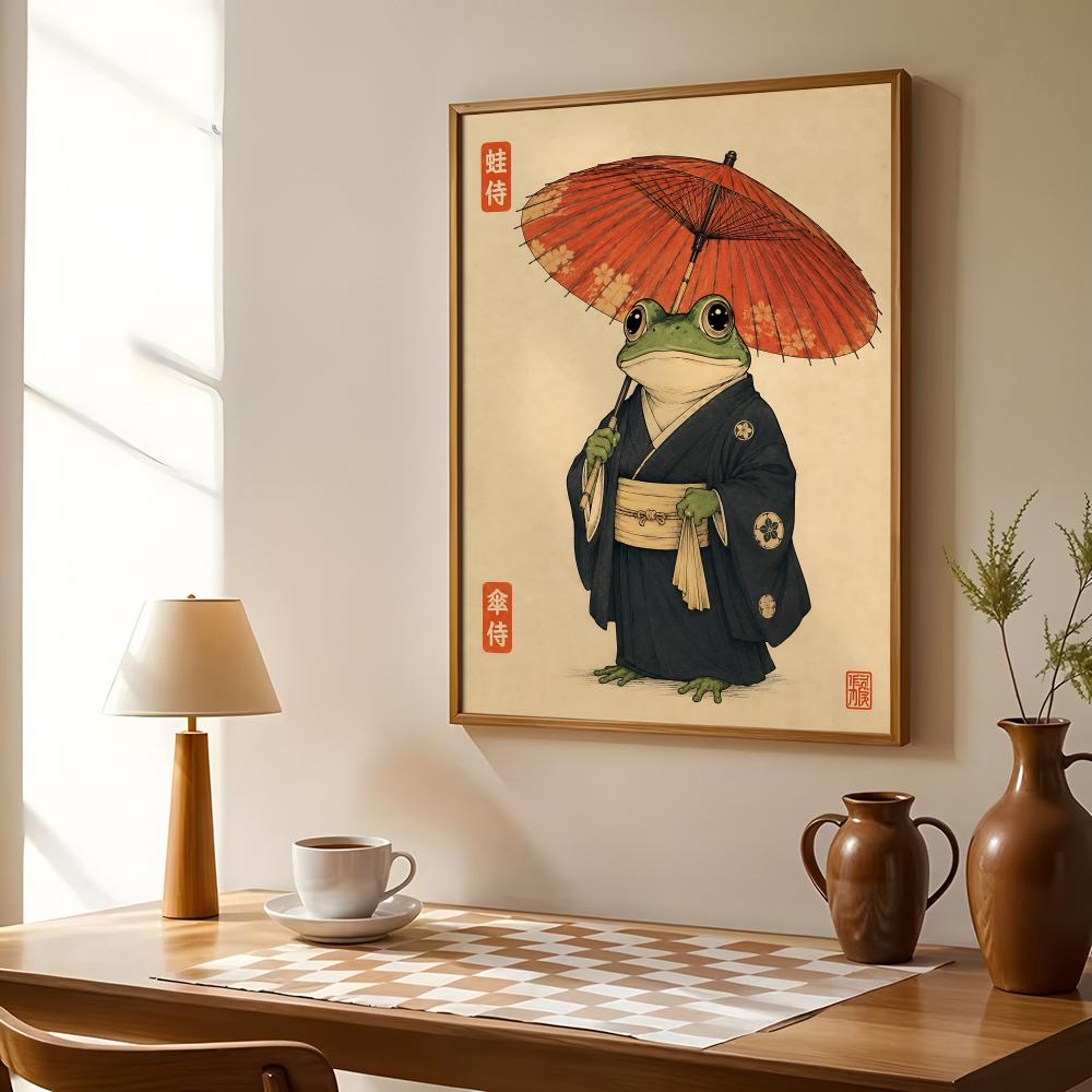 문화적 일본 개구리 라이프 스타일 포스터 홈 리빙 침실 - Japanese Lifestyle And Culture 리뷰 및 가격